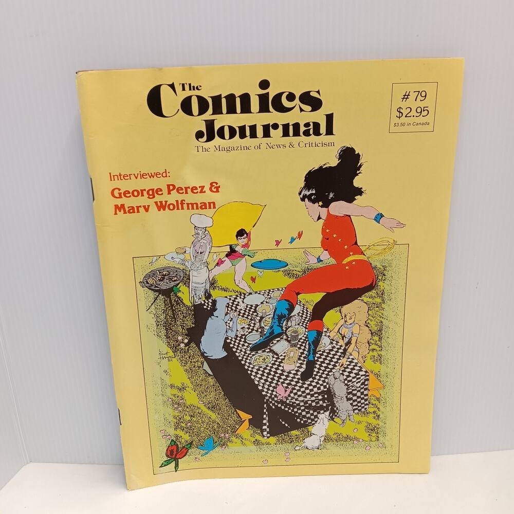 THE COMICS JOURNAL #79 GEORGE PEREZ & MARV WOLFMAN Interview Teen Titans 1983